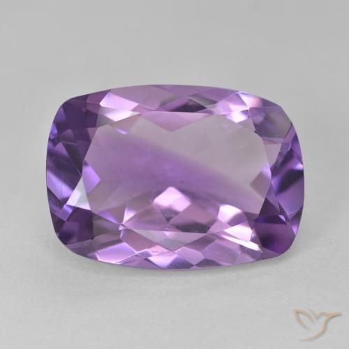 11.39ct طبيعي Medium Light Purplish-Violet جمشت, وسادة, VVS