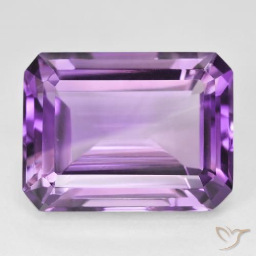 22.47ct طبيعي بنفسجى وردى متوسط جمشت, قص الزمرد, VVS