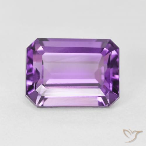 3.64ct طبيعي بنفسجي وردي جمشت, قص الزمرد, VVS