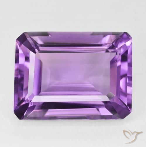 22.20ct طبيعي بنفسجى وردى متوسط جمشت, قص الزمرد, VVS