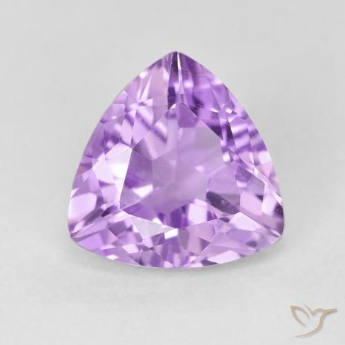 2.94ct طبيعي بنفسجى فاتح جمشت, مثلثى, VVS-VS
