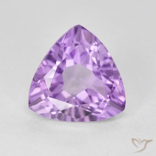2.93ct طبيعي بنفسجى متوسط جمشت, مثلثى, VVS-VS