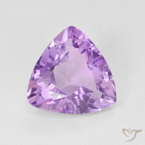 2.68ct طبيعي بنفسجى وردى متوسط جمشت, مثلثى, VVS-VS