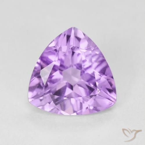 2.75ct طبيعي بنفسجى وردى فاتح جمشت, مثلثى, VVS-VS