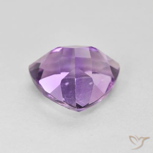 جمشت Medium Light Purplish-Violet طبيعي، مثلثى، 2.91 قيراط، VVS-VS