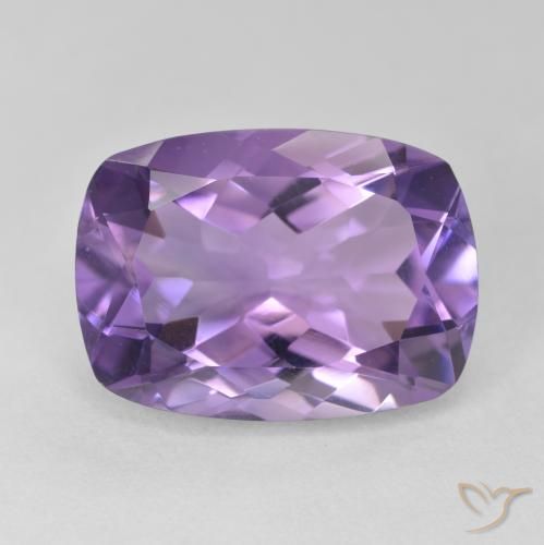 12.54ct طبيعي بنفسجى متوسط جمشت, وسادة, VVS