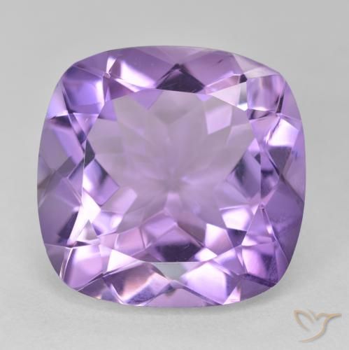 18.92ct طبيعي بنفسجى متوسط جمشت, وسادة, VVS
