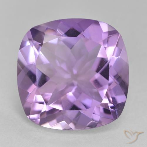 11.32ct طبيعي بنفسجى متوسط جمشت, وسادة, VVS