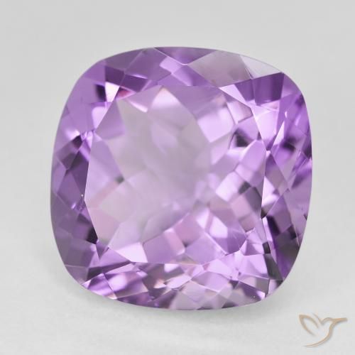 جمشت Medium Light Purplish-Violet طبيعي، وسادة، 12.98 قيراط، VVS