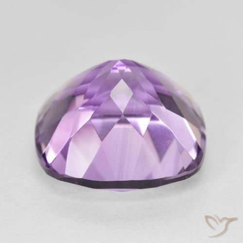 جمشت Medium Light Purplish-Violet طبيعي، وسادة، 12.98 قيراط، VVS