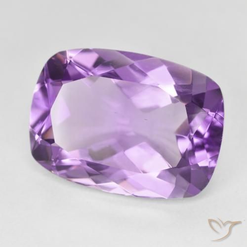 جمشت Medium Light Purplish-Violet طبيعي، وسادة، 12.53 قيراط، VVS