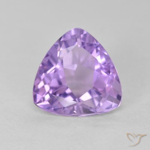 2.88ct طبيعي بنفسجى متوسط جمشت, مثلثى, قليلا جدا
