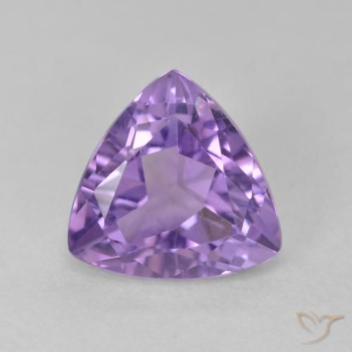 3.03ct طبيعي بنفسجى سوسنى جمشت, مثلثى, قليلا جدا