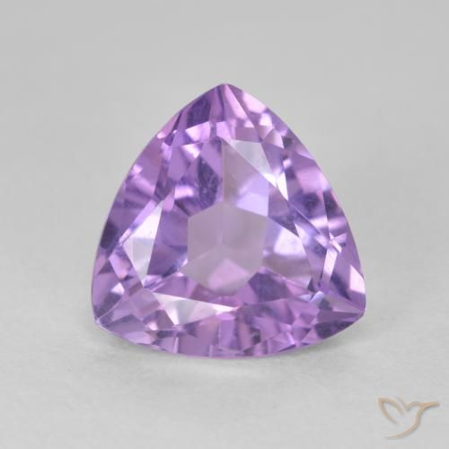 3.01ct طبيعي بنفسجى سوسنى جمشت, مثلثى, قليلا جدا