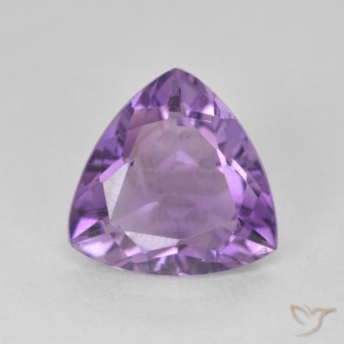2.75ct طبيعي بنفسجى متوسط جمشت, مثلثى, قليلا جدا