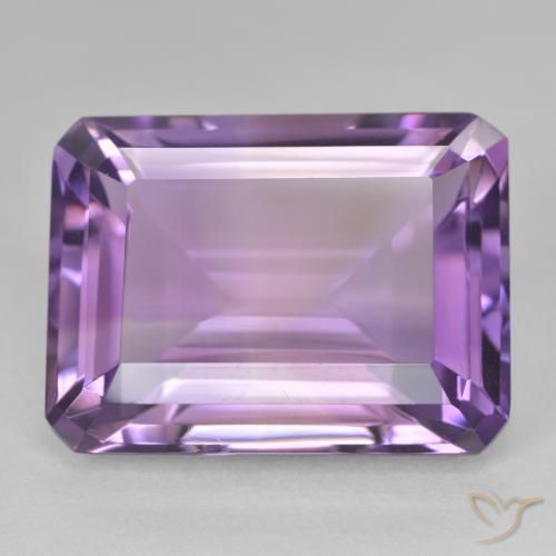22.10ct طبيعي بنفسجى وردى متوسط جمشت, قص الزمرد, VVS
