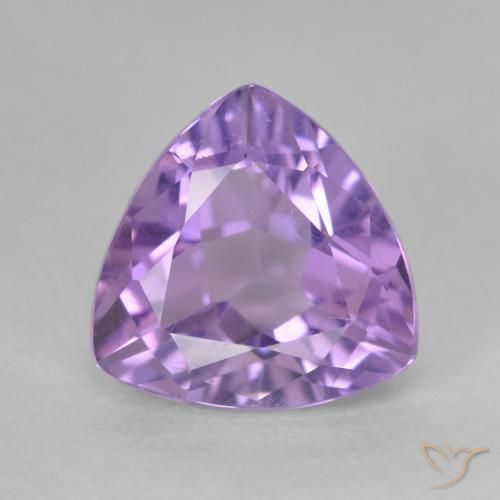 3.14ct طبيعي بنفسجى غامق جمشت, مثلثى, قليلا جدا