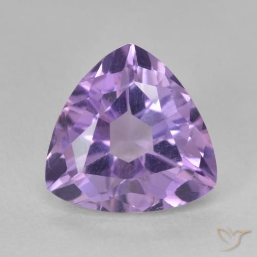 3.10ct طبيعي بنفسجى سوسنى غامق جمشت, مثلثى, قليلا جدا