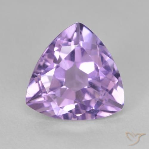 3.08ct طبيعي بنفسجي وردي جمشت, مثلثى, قليلا جدا