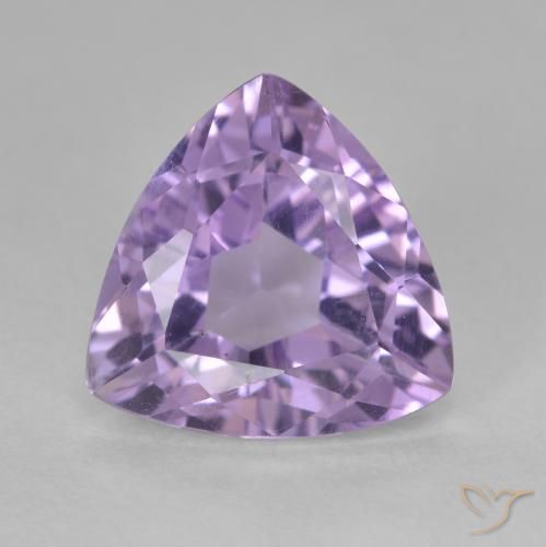 2.90ct طبيعي بنفسجى غامق جمشت, مثلثى, قليلا جدا
