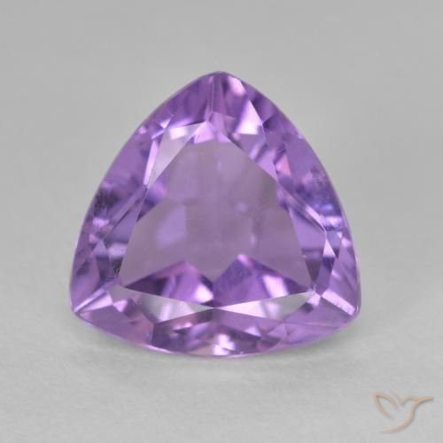 2.82ct طبيعي بنفسجي وردي جمشت, مثلثى, قليلا جدا