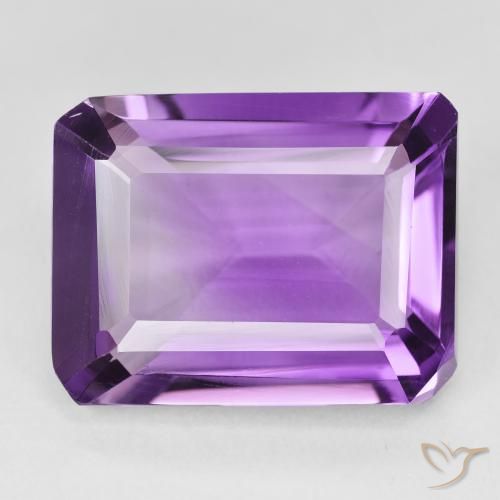 18.23ct طبيعي بنفسجى أرجوانى متوسط جمشت, قص الزمرد, VVS