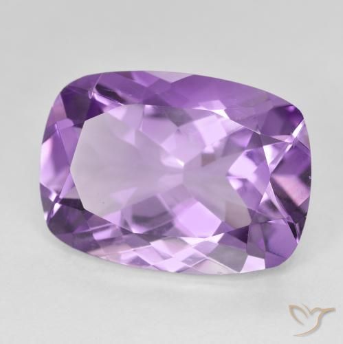 جمشت Medium Light Purplish-Violet طبيعي، وسادة، 11.71 قيراط، VVS