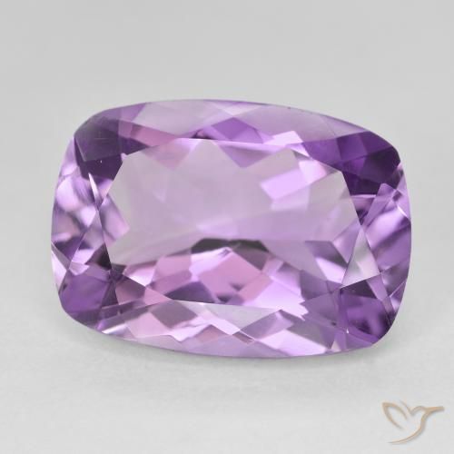 جمشت Medium Light Purplish-Violet طبيعي، وسادة، 12.02 قيراط، VVS