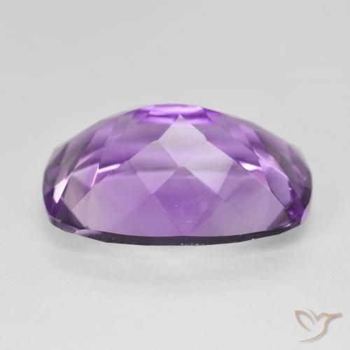 جمشت Medium Light Purplish-Violet طبيعي، وسادة، 12.02 قيراط، VVS