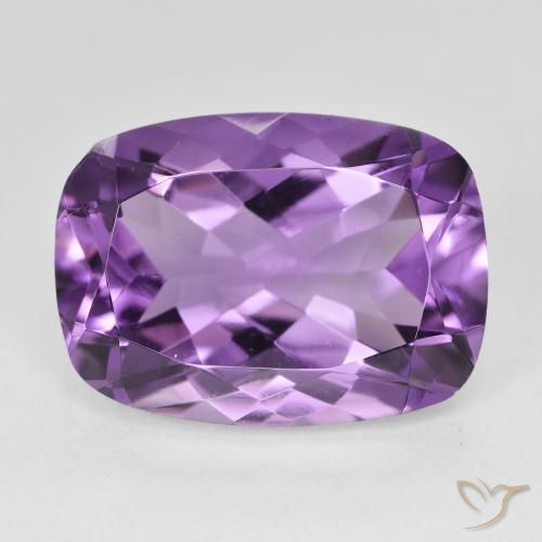 12.87ct طبيعي Medium Light Purplish-Violet جمشت, وسادة, VVS