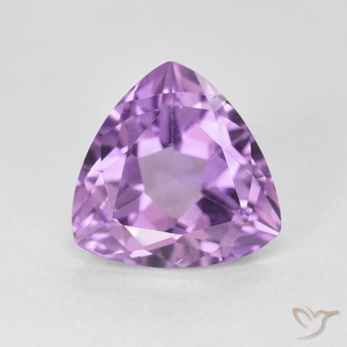2.96ct طبيعي بنفسجي وردي جمشت, مثلثى, قليلا جدا