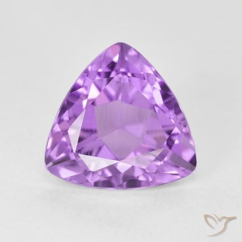 3.01ct طبيعي بنفسجى وردى متوسط جمشت, مثلثى, قليلا جدا