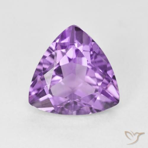 2.87ct طبيعي بنفسجى وردى متوسط جمشت, مثلثى, قليلا جدا