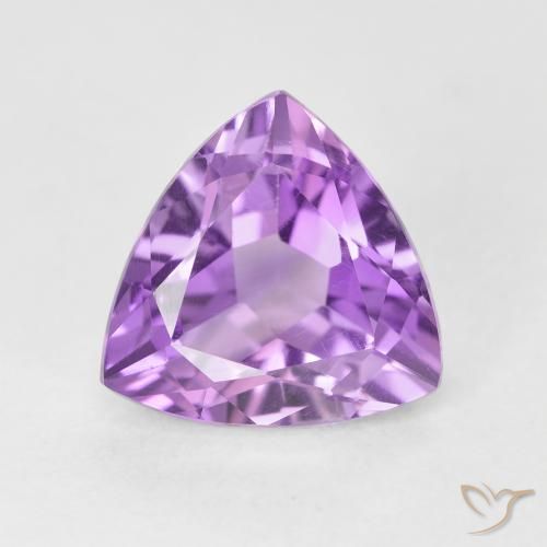 3.16ct طبيعي بنفسجى وردى متوسط جمشت, مثلثى, قليلا جدا