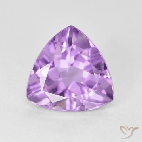2.80ct طبيعي بنفسجى فاتح جمشت, مثلثى, قليلا جدا