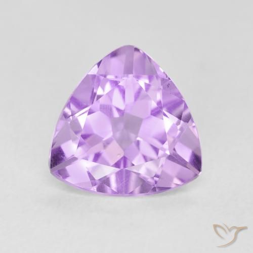2.74ct طبيعي بنفسجى فاتح جمشت, مثلثى, قليلا جدا