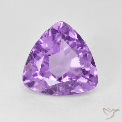3.19ct طبيعي بنفسجي وردي جمشت, مثلثى, قليلا جدا