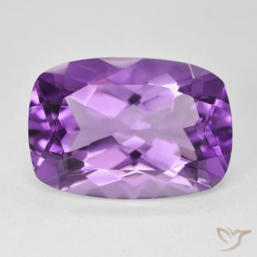 11.88ct طبيعي بنفسجى متوسط جمشت, وسادة, VVS-VS