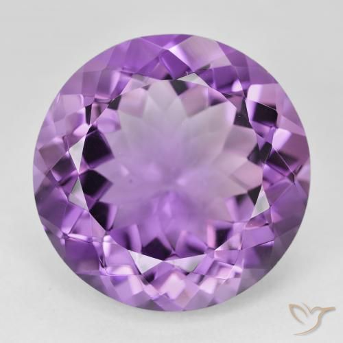 23.25ct طبيعي بنفسجي وردي جمشت, دائري, VVS