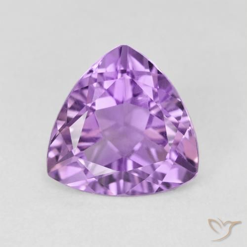 3.00ct طبيعي بنفسجى متوسط جمشت, مثلثى, قليلا جدا