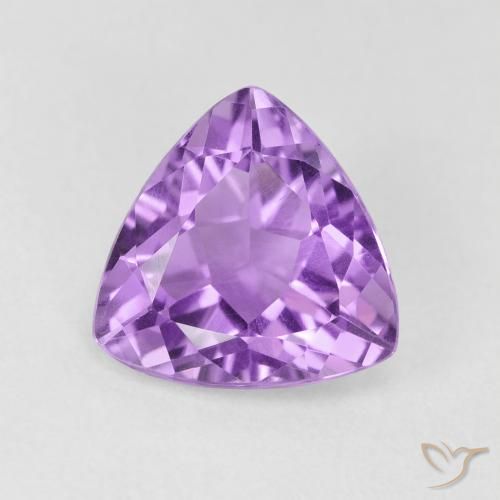 2.57ct طبيعي بنفسجى وردى متوسط جمشت, مثلثى, قليلا جدا