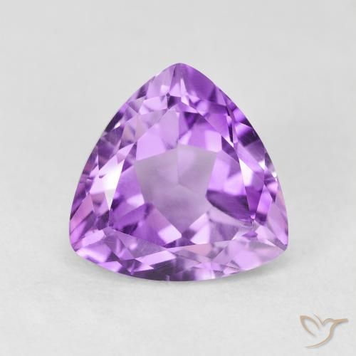 3.16ct طبيعي بنفسجي وردي جمشت, مثلثى, VVS-VS