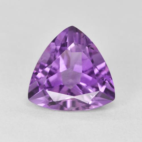 3.07ct طبيعي Medium Light Purplish-Violet جمشت, مثلثى, VVS-VS