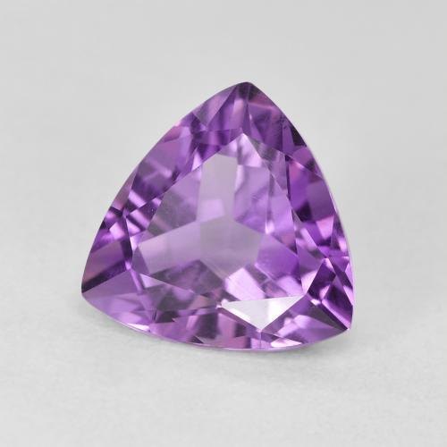 جمشت Medium Light Purplish-Violet طبيعي، مثلثى، 3.07 قيراط، VVS-VS
