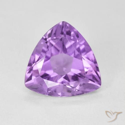 2.79ct طبيعي بنفسجي وردي جمشت, مثلثى, قليلا جدا