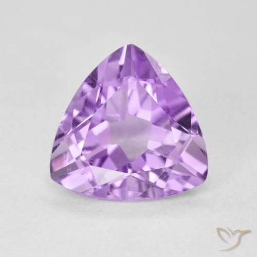 2.92ct طبيعي بنفسجى وردى فاتح جمشت, مثلثى, قليلا جدا
