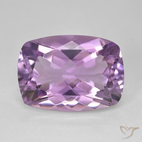 13.24ct طبيعي بنفسجى وردى متوسط جمشت, وسادة, VVS
