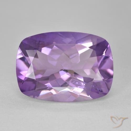 12.24ct طبيعي بنفسجى متوسط جمشت, وسادة, VVS
