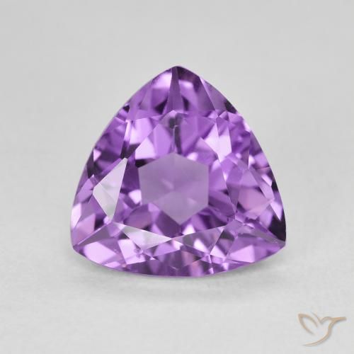 2.78ct طبيعي بنفسجى وردى متوسط جمشت, مثلثى, VVS-VS