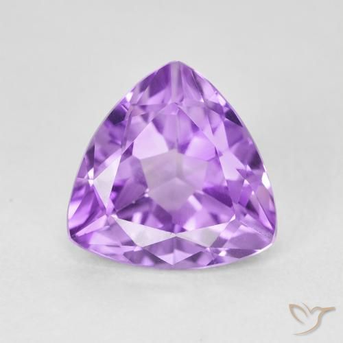 3.02ct طبيعي بنفسجي أرجواني جمشت, مثلثى, VVS-VS